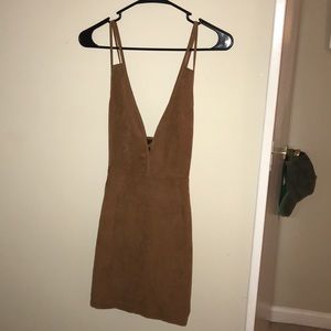 Suede Dress - Forever21 - USA Size Medium